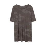 Zadig & Voltaire Tommy Camouflage T-Shirt Green, Herr