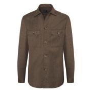 Boggi Milano Casual Shirts Beige, Herr