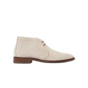 Scarosso Klassisk Sand Mocka Ankelboot Beige, Herr