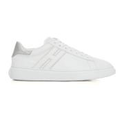 Hogan Lyxiga Lädersneakers White, Dam