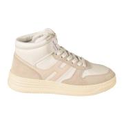 Hogan Stiliga Sneakers för Kvinnor Beige, Dam