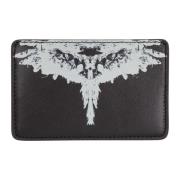 Marcelo Burlon Wings Äkta Läder Kreditkortsfodral Plånbok Black, Herr