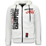 Local Fanatic Exklusiv Training Vest Män - Muhammad Ali Print White, H...