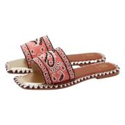 De Siena Flat Sandals Pink, Dam