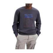 Ecoalf Sweatshirts Blue, Herr