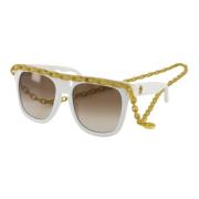 Linda Farrow Sunglasses White, Unisex