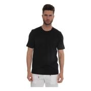 Kiton Snygg Bomull T-shirt Black, Herr