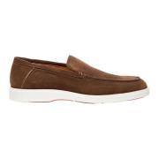 Santoni Eleganta Mockasinloafers Brown, Herr