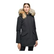 Woolrich Arctic Raccoon Parka Black, Dam