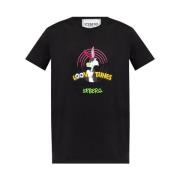 Iceberg Stilren Logo Crewneck T-shirt Black, Herr