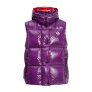 Moncler 'Luzule' dunväst Purple, Dam