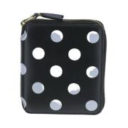 Comme des Garçons Polka Dot Dragkedja Plånbok Black, Unisex