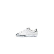 Hidnander Vita/Silver Läder Sneakers White, Herr