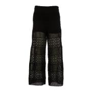 Kangra Wide Trousers Black, Dam