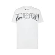 Philipp Plein Vita T-shirts och polos White, Herr