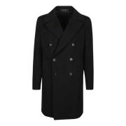 Tagliatore N5051 Nero Coat - Stiligt och Elegant ytterkläder Black, He...
