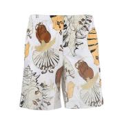 Msgm Shorts White, Herr