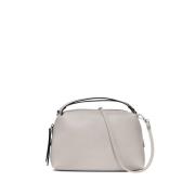 Gianni Chiarini Medium Alifa Dollaro Grain Handväska White, Dam