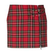 Alessandra Rich Short Skirts Red, Dam