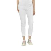 Incotex Cropped Trousers White, Dam