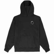 7 Days Active Ekologisk Bomull Hoodie Black, Herr