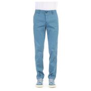 Jacob Cohën Clear Blue Chino Byxor Blue, Herr