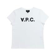 A.p.c. Klassisk T-Shirt White, Dam
