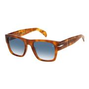 Eyewear by David Beckham Bold Solglasögon i Havana Honey/Light Blue Sh...