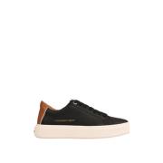 Alexander Smith Svarta Läder Herr Sneakers Black, Herr