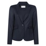 Jane Lushka Tidlös Blå Hunt Blazer Blue, Dam