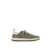 Officine Creative Gröna Nabuk Sneakers med Lactae Hevea Sula Green, Da...