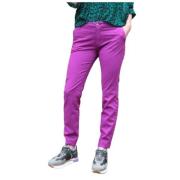 Mason's Jacqueline Curvy Chino Byxor Purple, Dam