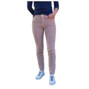 Islow Corduroy Slim 7/8 Byxor Beige, Dam