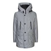 Woolrich Gråa Kappor för Män Gray, Herr