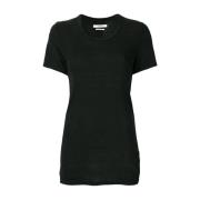 Isabel Marant Étoile Kilian tee skjorta Black, Dam