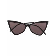 Saint Laurent Svarta solglasögon med originaltillbehör Black, Dam