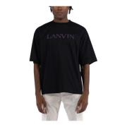 Lanvin Oversized Puffer T-Shirt Black, Herr