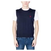 U.s. Polo Assn. Herr Cashmere Gilet Blue, Herr