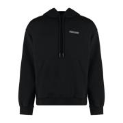 Marcelo Burlon Logo Hoodie Black, Herr