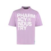 Pharmacy Industry Lila Logo Print T-Shirt Purple, Dam