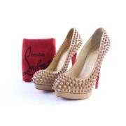 Christian Louboutin Pre-owned Pre-owned Sandaler Beige, Dam