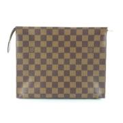 Louis Vuitton Vintage Pre-owned Tyg louis-vuitton-vskor Brown, Dam