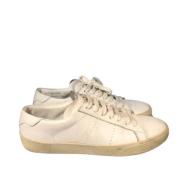 Saint Laurent Vintage Pre-owned Läder sneakers White, Dam