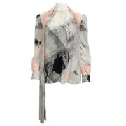 Alexander McQueen Pre-owned Pre-owned Silke toppar Gray, Dam