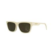 Burberry Vintage Pre-owned Tyg solglasgon White, Dam