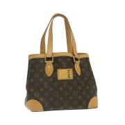 Louis Vuitton Vintage Pre-owned Canvas handvskor Brown, Dam