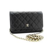 Chanel Vintage Pre-owned Läder chanel-vskor Black, Dam