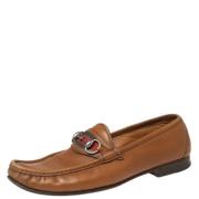 Gucci Vintage Pre-owned Platta skor Brown, Dam