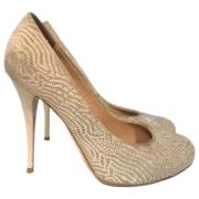 Giuseppe Zanotti Pre-owned Pre-owned Mocka klackskor Beige, Dam