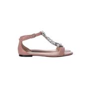 Jimmy Choo Pre-owned Pre-owned Läder sandaler Pink, Dam